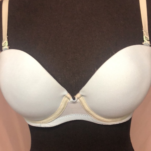 LA VIE EN ROSE light blue and green bra. Size 34 C. - Picture 2 of 12
